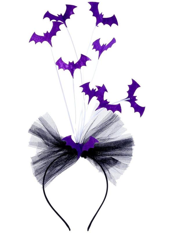 Карнавальный ободок «Летучая мышь», цвета МИКС