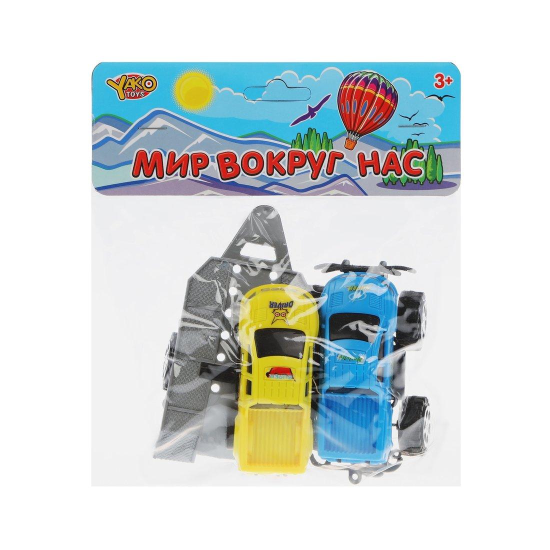 Игр.набор Автовоз, в комплекте: машина инерционная, машина без механизма,
пакет