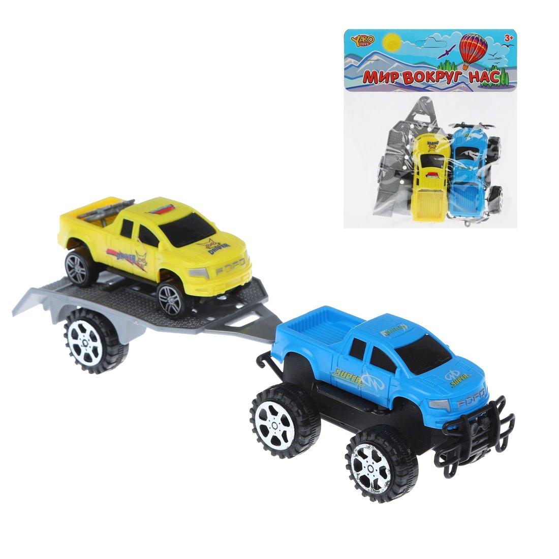 Игр.набор Автовоз, в комплекте: машина инерционная, машина без механизма,
пакет