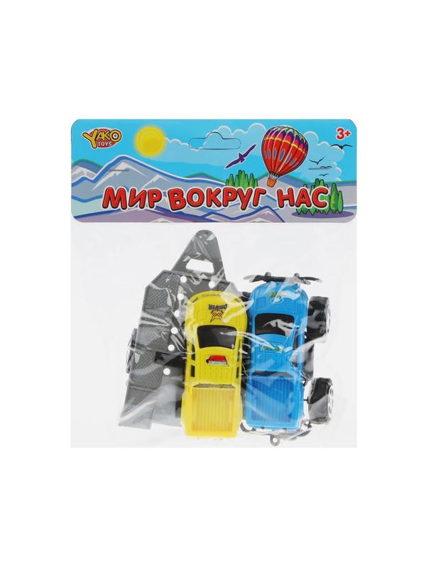 Игр.набор Автовоз, в комплекте: машина инерционная, машина без механизма,
пакет