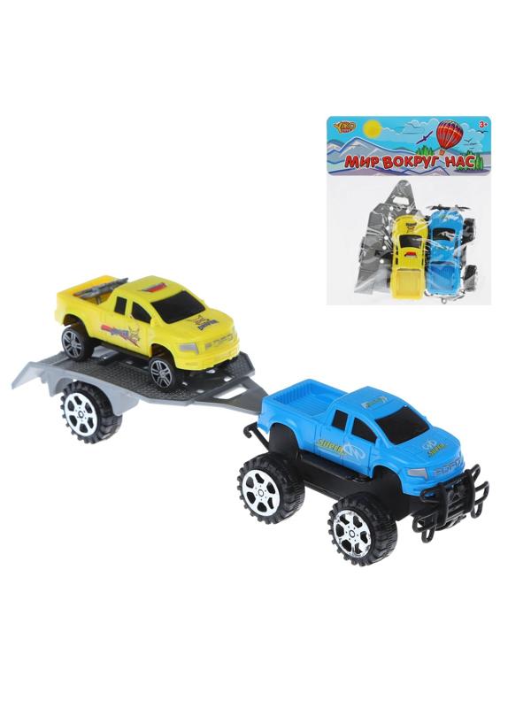 Игр.набор Автовоз, в комплекте: машина инерционная, машина без механизма,
пакет