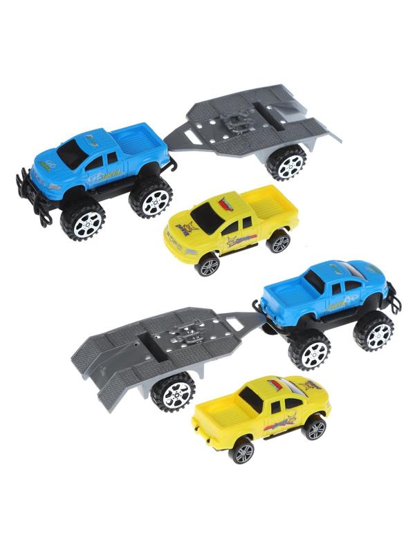 Игр.набор Автовоз, в комплекте: машина инерционная, машина без механизма,
пакет