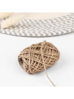 Нить для плетения, джут, d = 1,5-2 мм, 10 ± 0,5 м