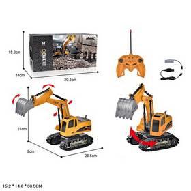 М604-1ВС Машина на РУ Экскаватор. USB, аккумулятор. 15.2х14х30.5 см. (36)604-1BS