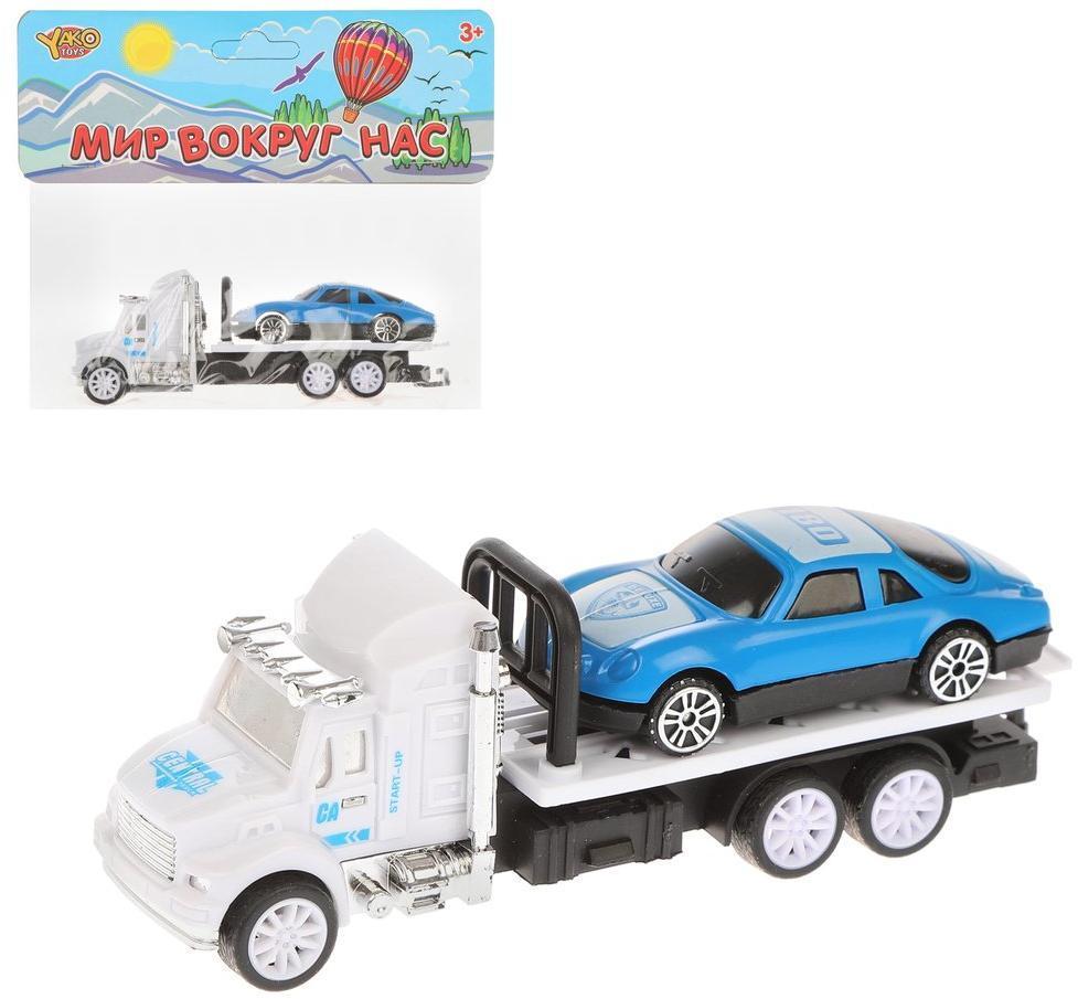 Игр.набор Автовоз, в комплекте: машина инерционная, машина без механизма,
пакет, в ассортименте