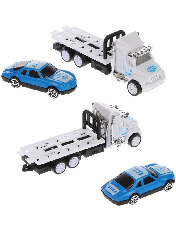 Игр.набор Автовоз, в комплекте: машина инерционная, машина без механизма,
пакет, в ассортименте