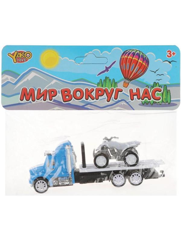 Игр.набор Автовоз, в комплекте: машина инерц., квадроцикл без механизма,
пакет, в ассортименте