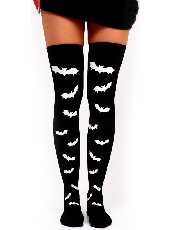 Карнавальный аксессуар- чулки «Летучие мышки»