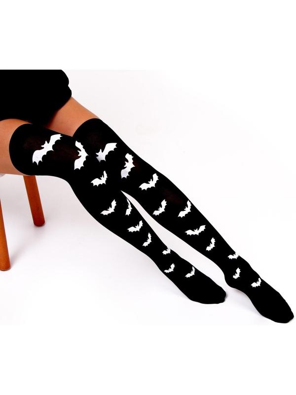 Карнавальный аксессуар- чулки «Летучие мышки»