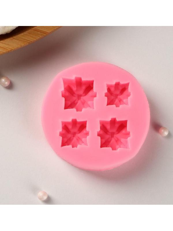 Силиконовый молд «Подарки», 5,5×1,5 см, цвет розовый