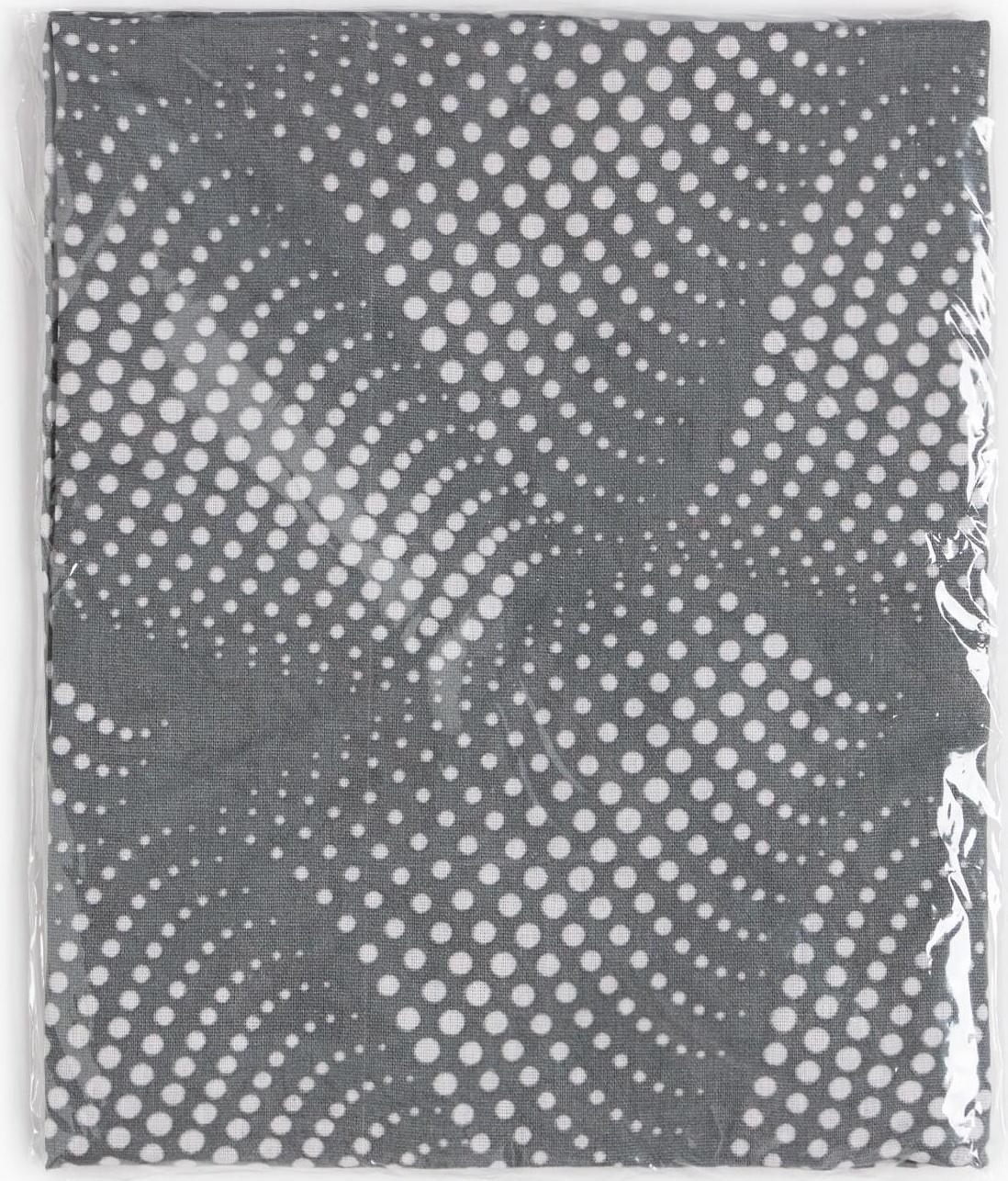 Наволочка Экономь и Я 50х70 «Иллюзия» цвет серый 120 гр/м2,100%хлопок,бязь