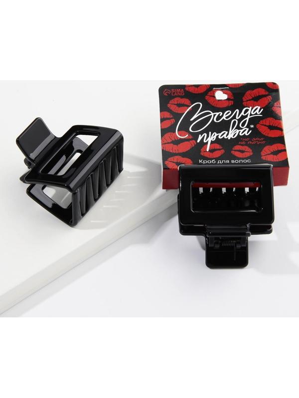 Краб для волос «Всегда права»