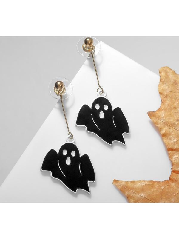 Серьги эмаль 