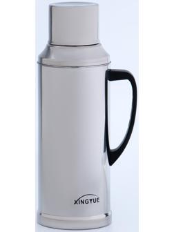 Термос со стеклянной колбой 2 л, сохраняет тепло 24 ч, хром, 38.5 х 15.5 см