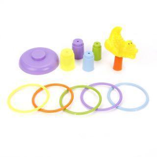 Кольцеброс дет. Крокодильчик, 5 колец