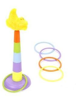 Кольцеброс дет. Крокодильчик, 5 колец