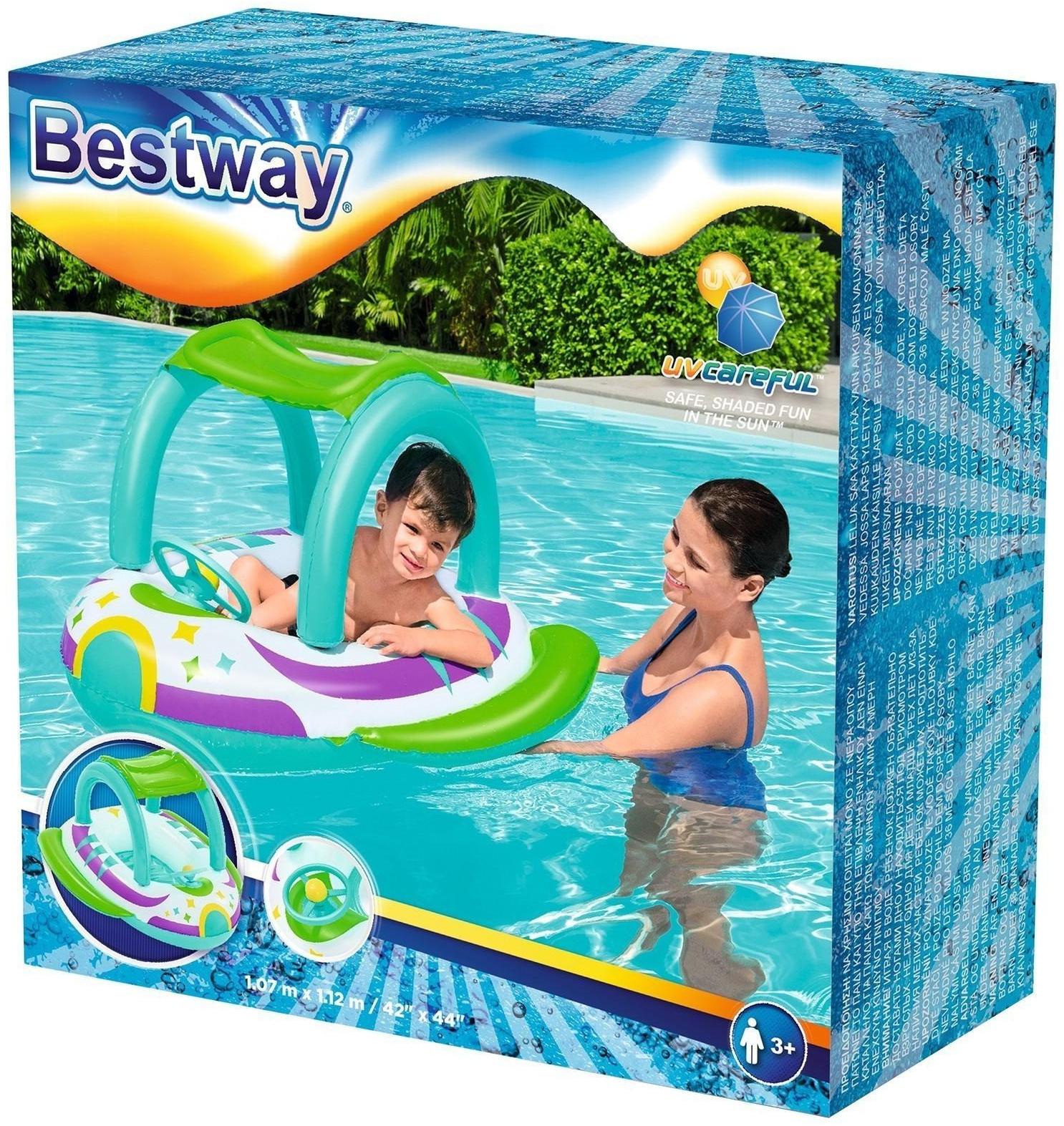Лодочка надувная Space Splash Baby Boat 107 х 112 см 34149