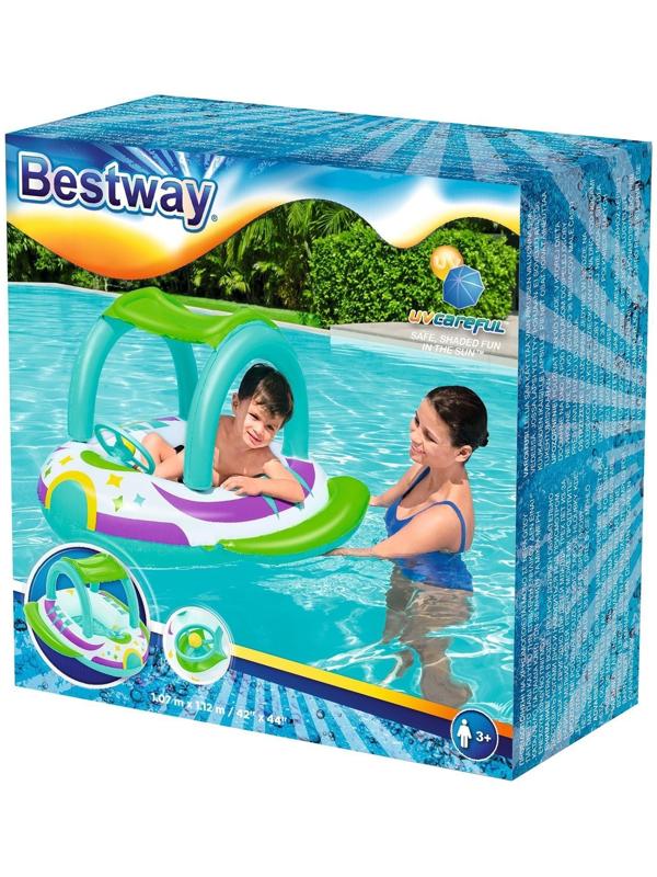 Лодочка надувная Space Splash Baby Boat 107 х 112 см 34149
