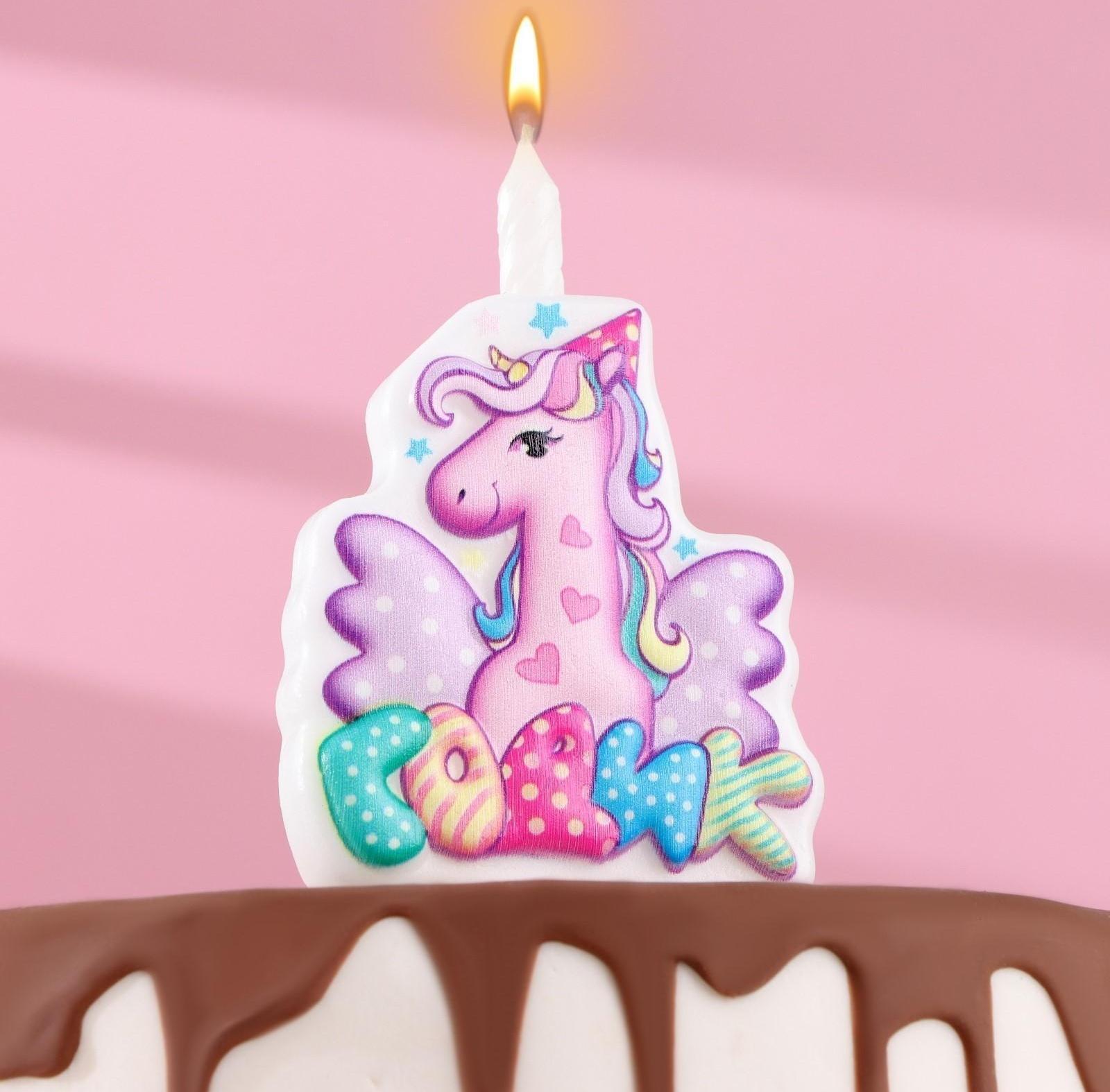 Свеча в торт 