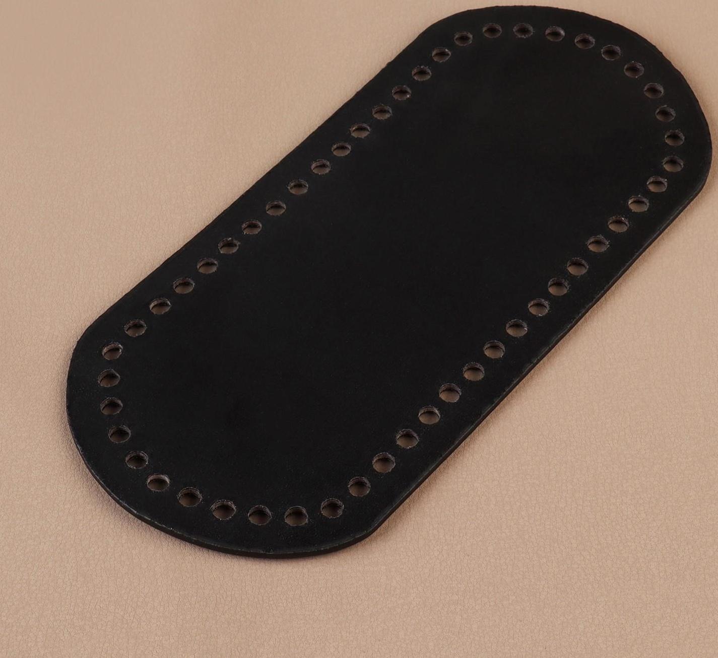 Донце для сумки, 22 × 10 × 0,3 см, цвет чёрный