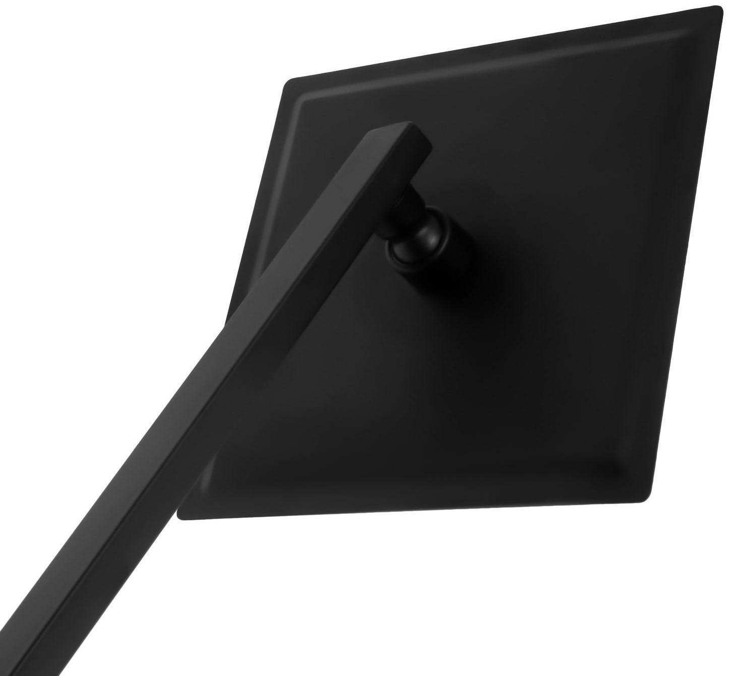 Душевая система ZEIN Z1006, смеситель, тропическая и ручная лейка, стойка, черный