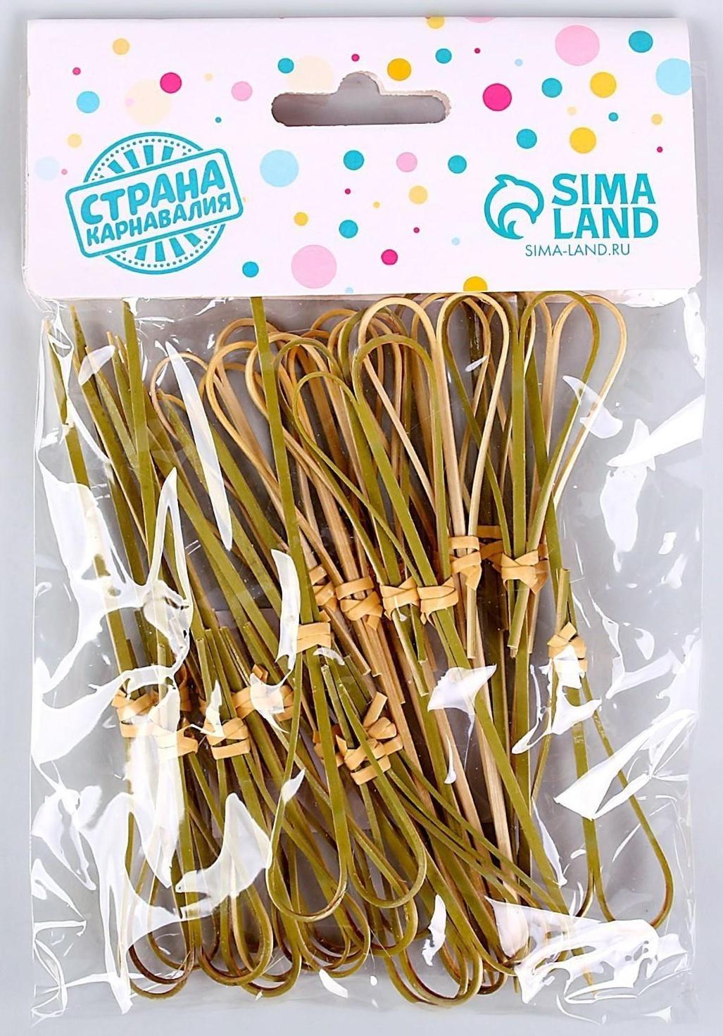 Шпажки «Узел», в наборе 24 штуки