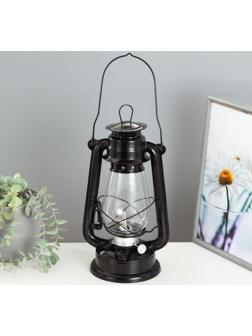 Керосиновая лампа декоративная черный 14х18х30 см