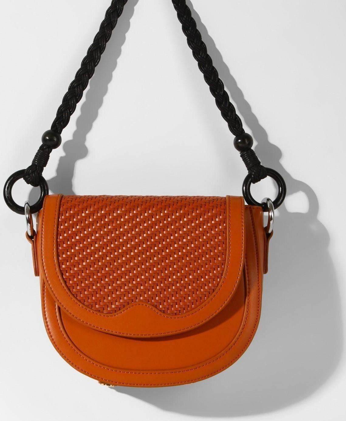 Ручки для сумки, 2 шт, вощёный шнур/дерево, 48 × 2 см, цвет чёрный