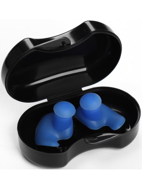 Беруши в пластиковом футляре, пара, цвет МИКС