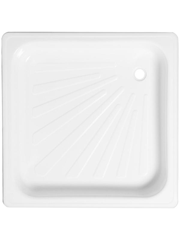 Поддон душевой стальной Ligeya, эмалированный, 900х900х150 мм, без сифона