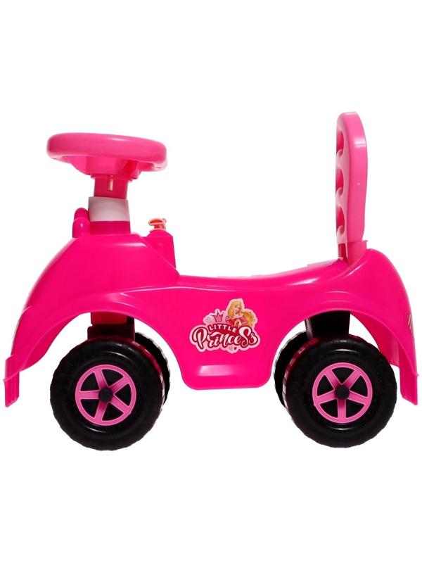 Машина-каталка Selena «Принцесса», с клаксоном, цвет розовый