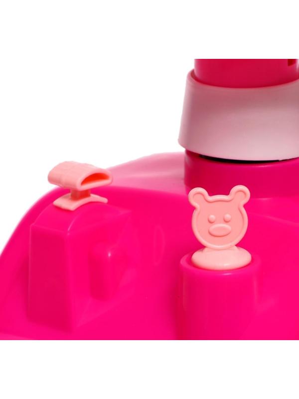 Машина-каталка Selena «Принцесса», с клаксоном, цвет розовый