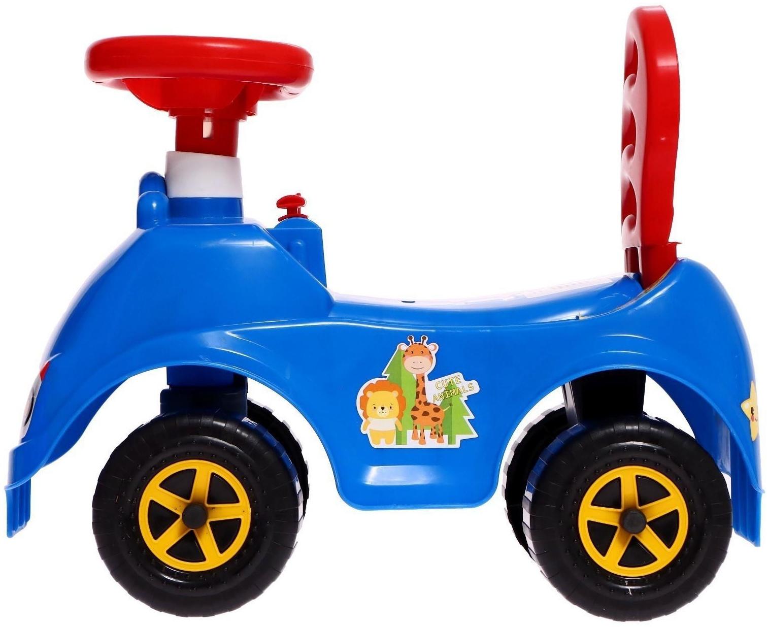 Машина-каталка Cool Riders «Сафари», с клаксоном, цвет синий