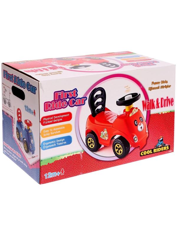 Машина-каталка Cool Riders «Сафари», с клаксоном, цвет синий