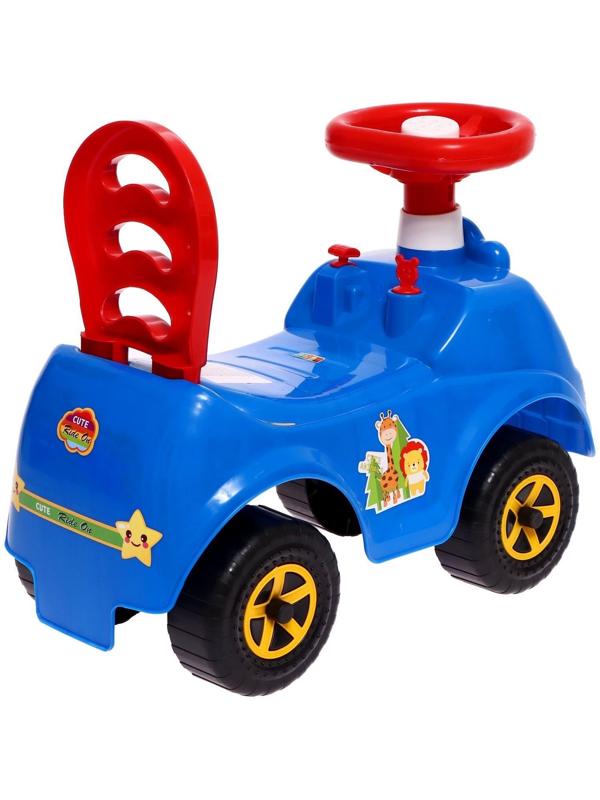 Машина-каталка Cool Riders «Сафари», с клаксоном, цвет синий