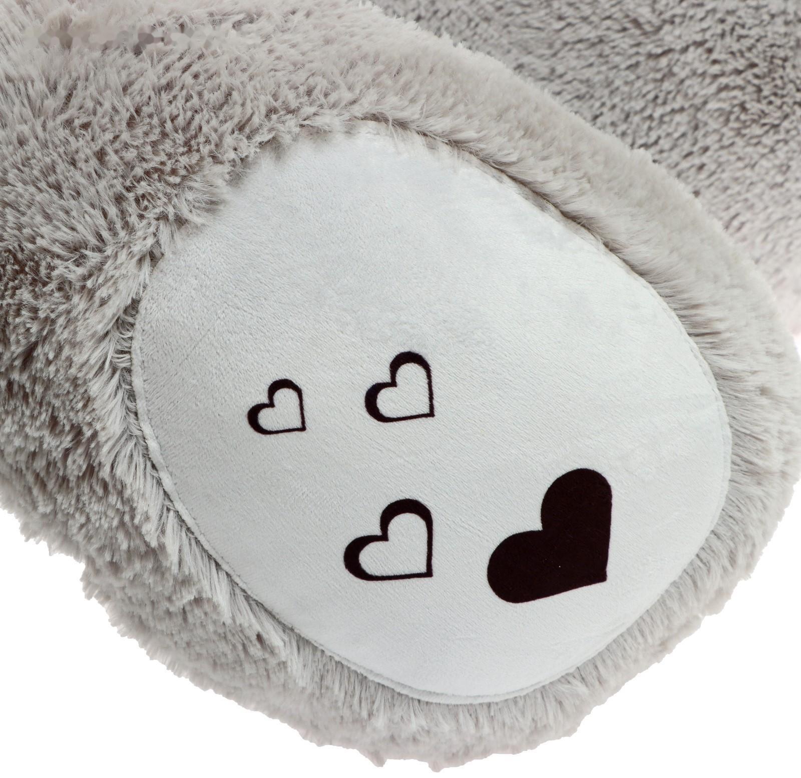 Мягкая игрушка «Мишка Дедди», цвет серый, 190 см