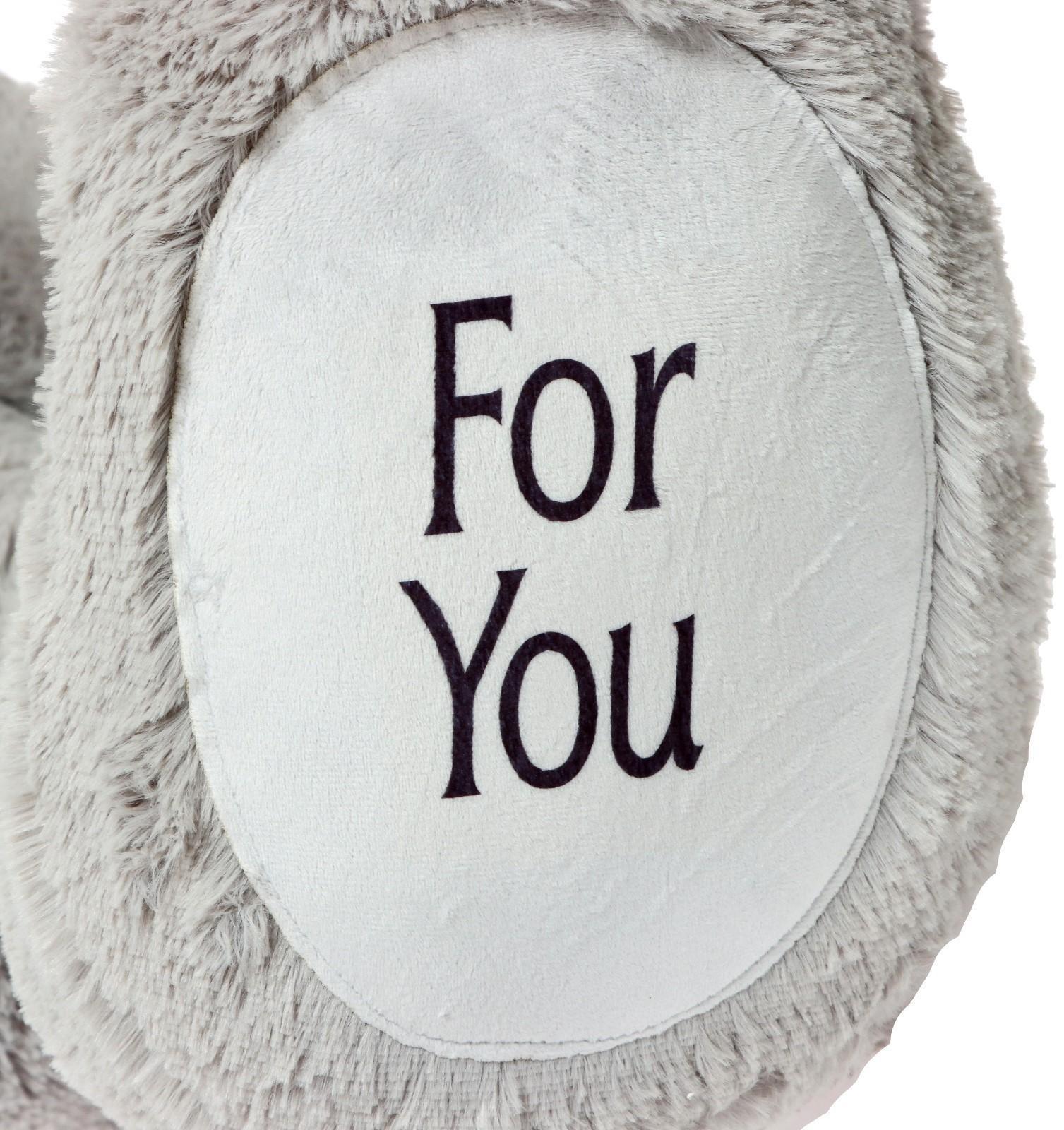 Мягкая игрушка «Мишка Дедди», цвет серый, 190 см