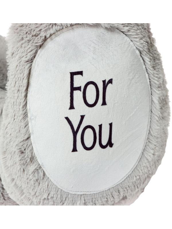 Мягкая игрушка «Мишка Дедди», цвет серый, 190 см