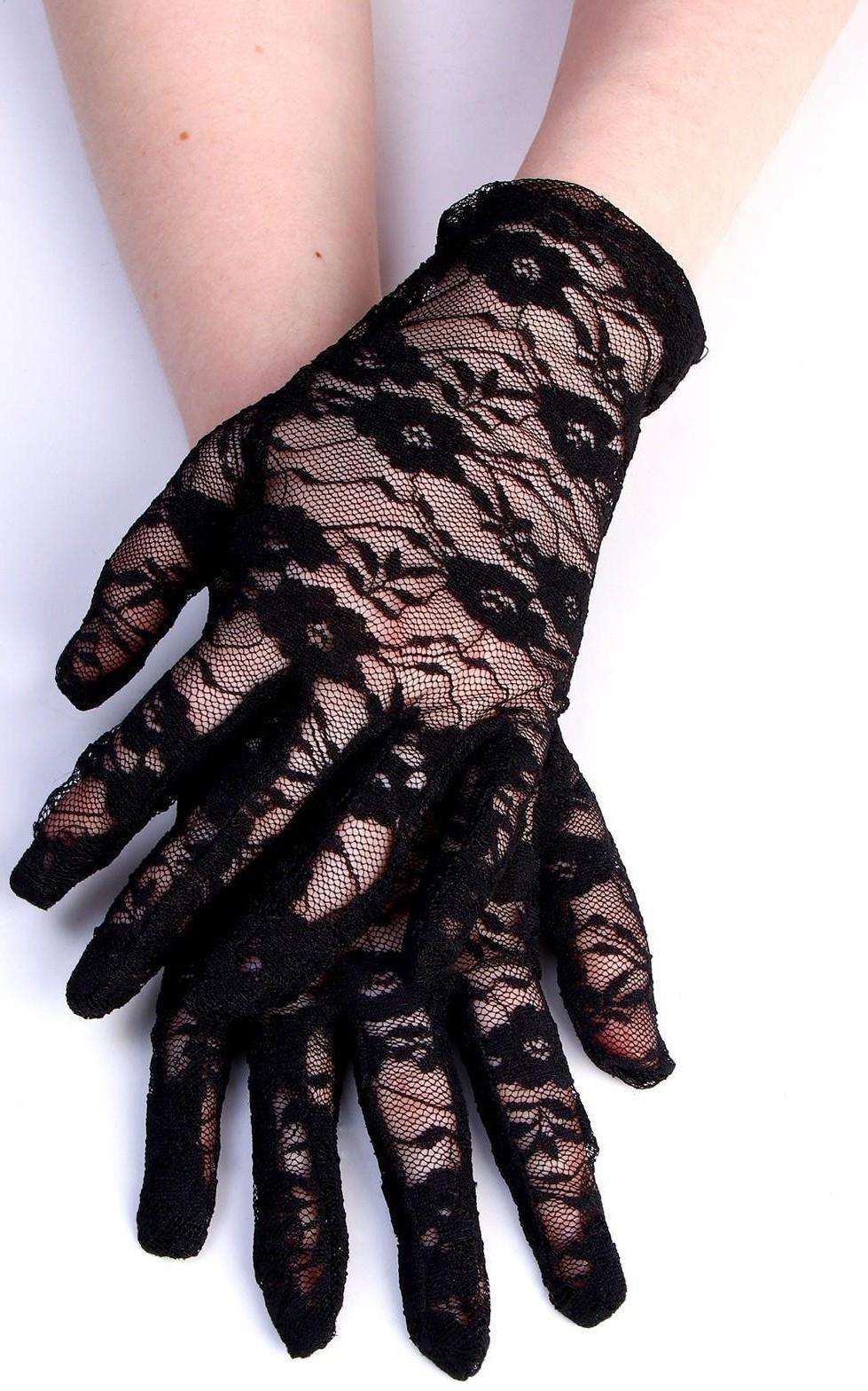 Карнавальные перчатки, размер М