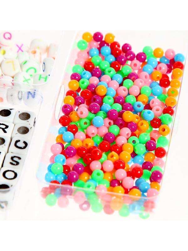 Набор для творчества «Создай своё украшение», 600 бусин и шармов