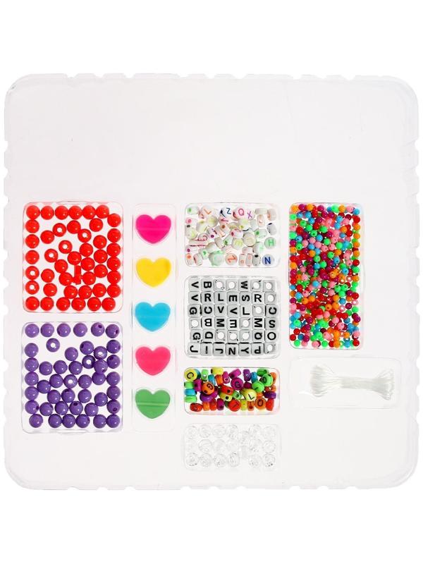 Набор для творчества «Создай своё украшение», 600 бусин и шармов