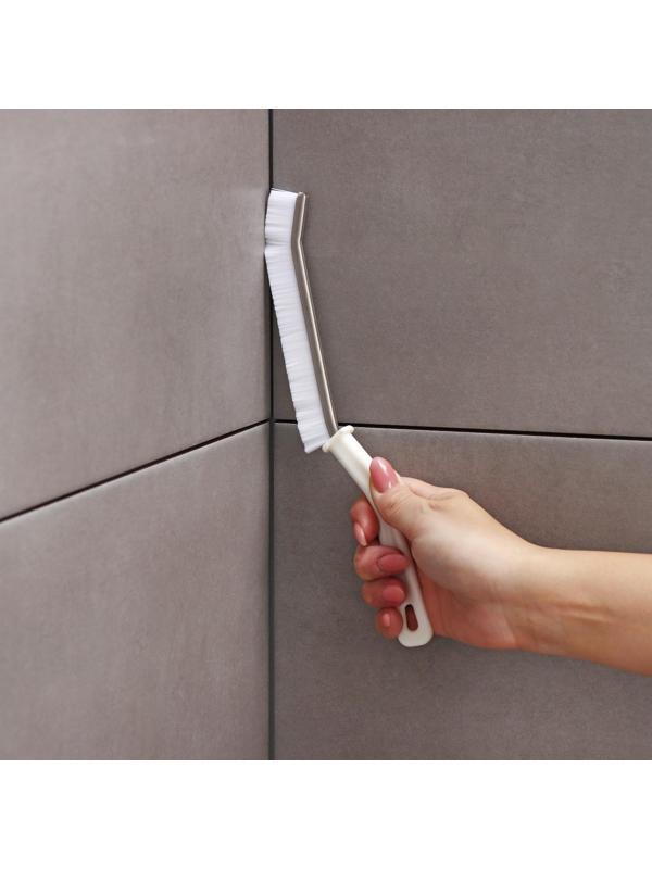 Щётка для очистки узких мест Доляна, 23×2 см, цвет белый