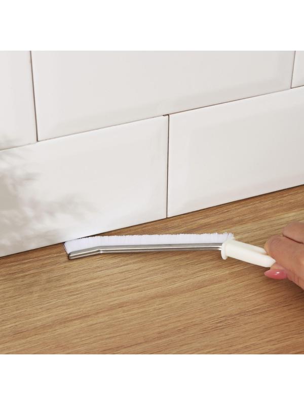 Щётка для очистки узких мест Доляна, 23×2 см, цвет белый