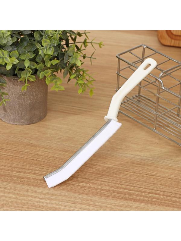 Щётка для очистки узких мест Доляна, 23×2 см, цвет белый