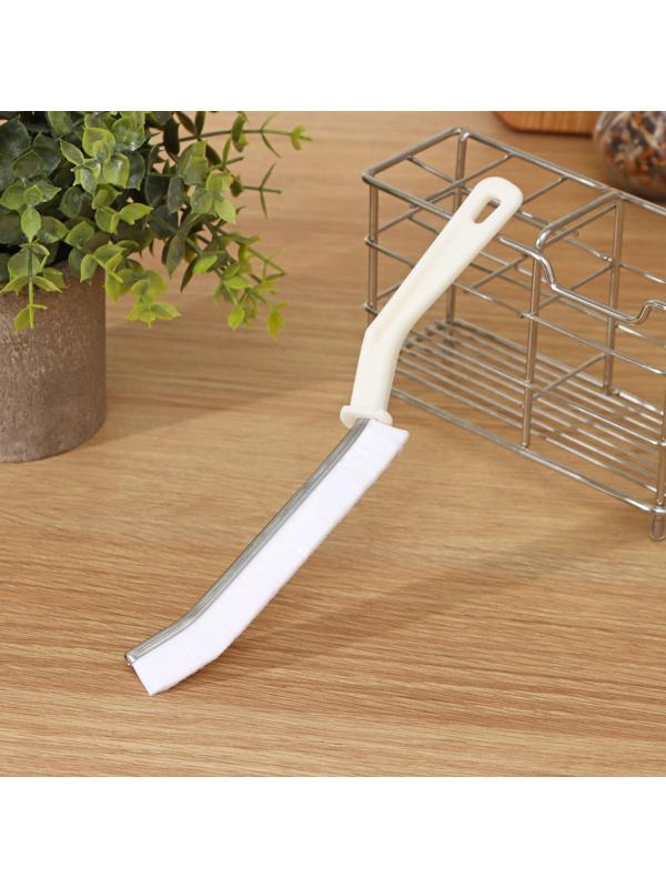 Щётка для очистки узких мест Доляна, 23×2 см, цвет белый