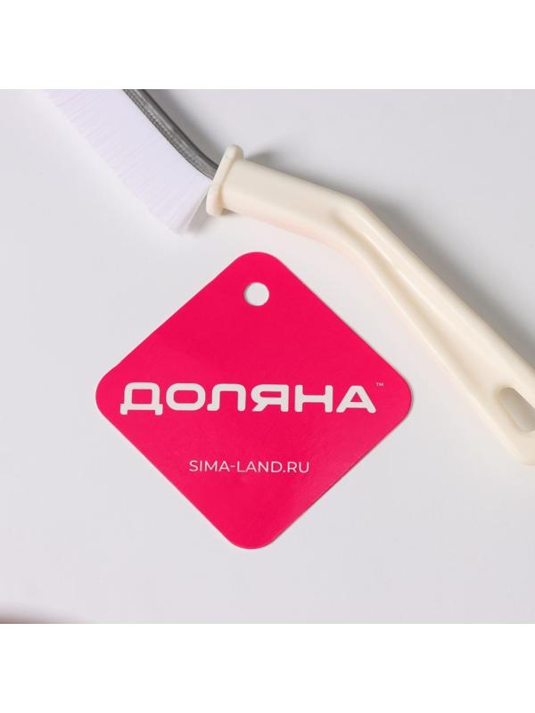Щётка для очистки узких мест Доляна, 23×2 см, цвет белый