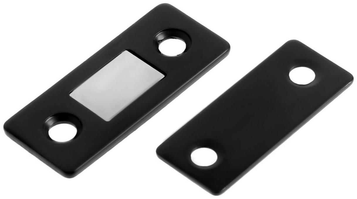 Магнитная защелка ТУНДРА, цвет черный