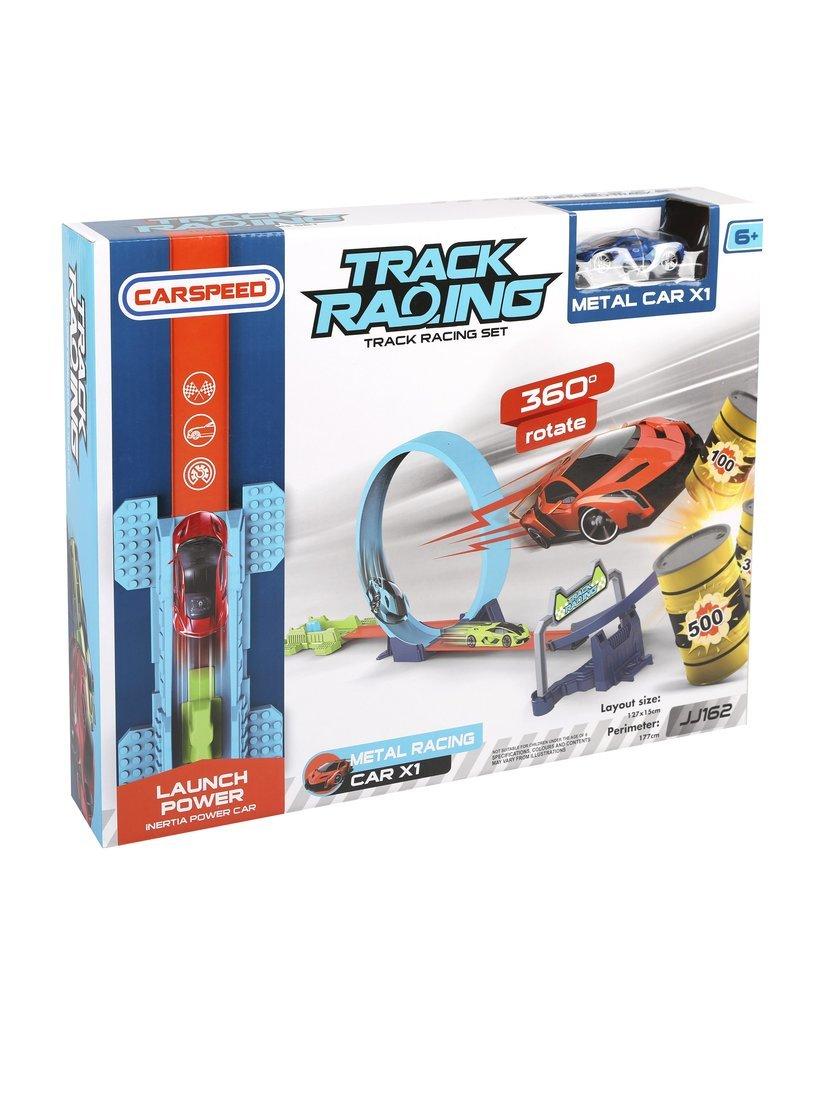 Игровой набор Автотрек, в комплекте: деталей 13шт., машина без механизмов,
коробка, в ассортименте