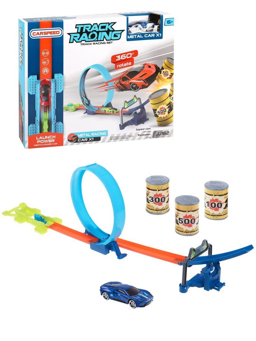 Игровой набор Автотрек, в комплекте: деталей 13шт., машина без механизмов,
коробка, в ассортименте