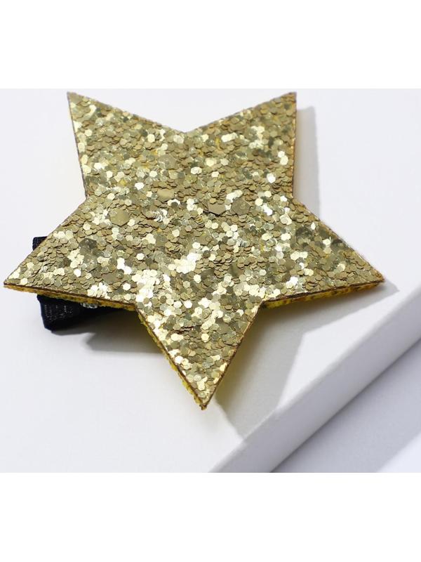 Заколка-звёздочка для волос «Super star», 5,5 х 1 см